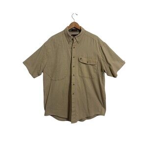 Browning Super Naturals Shirt Mens XL VTG 100% Cotton Button Front Hunting